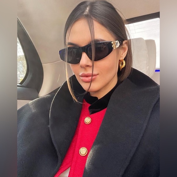 NEW BALENCIAGA BB0095S 013 PINK SUNGLASSES BALENCIAGA BB 0095S - Picture 3 of 12